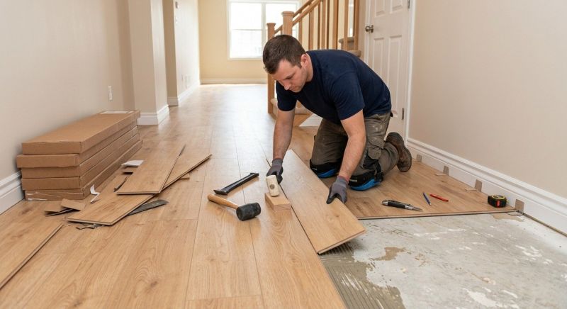 Laminate Floor Remodeling in Springfield, TN