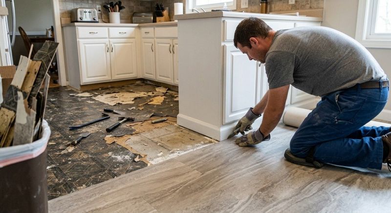 Linoleum Floor Installation in Madison, TN