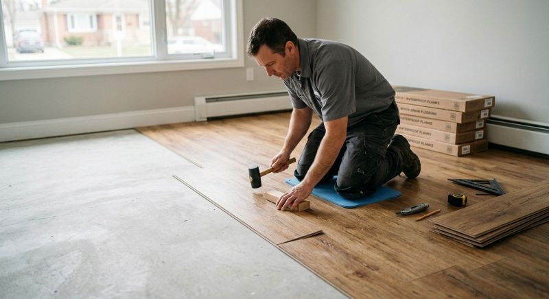 Linoleum Floor Installation in White House, TN