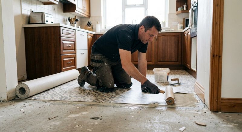 Linoleum Floor Installation in White House, TN