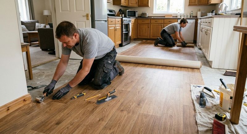 Linoleum Flooring Replacement in Springfield, TN