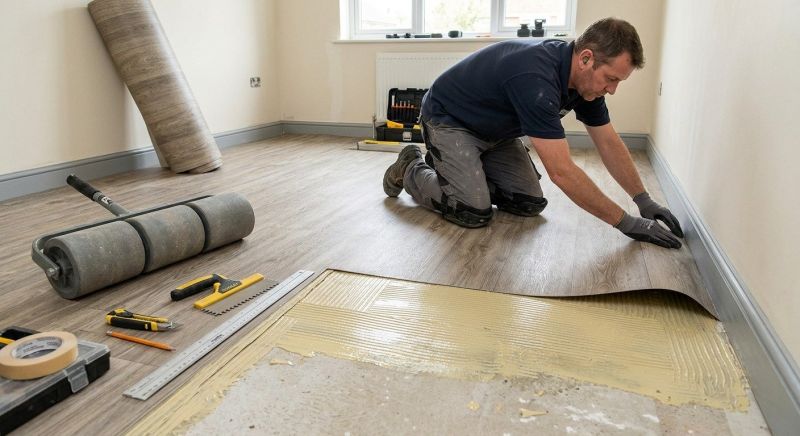 Sheet Linoleum Installation in Logan County, KY